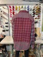 L - Maroon Flannel